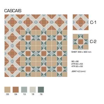 Керамогранит TopCer Victorian Designs (Викториан Дизайн) Cascais