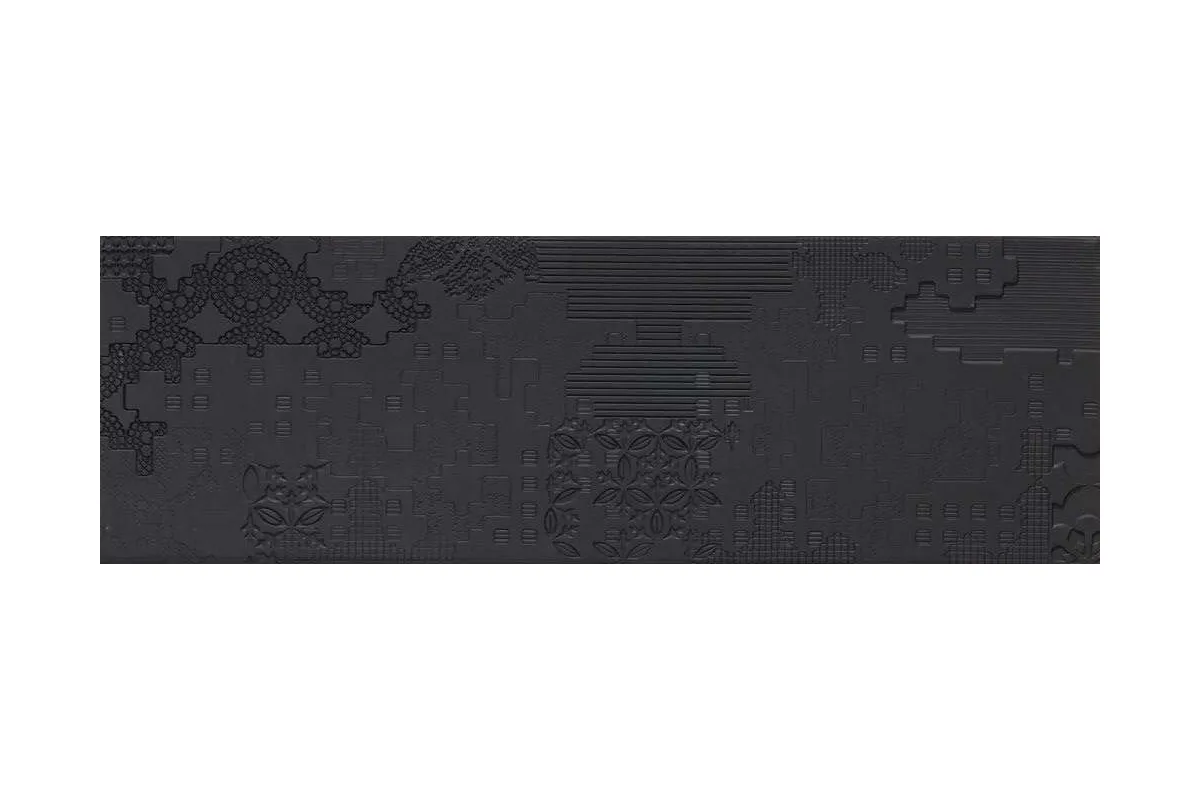 Керамогранит Mutina Bas-Relief Patchwork Relief Nero