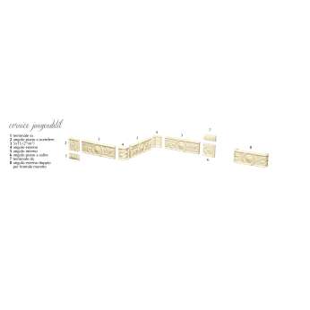 Керамогранит EtruriaDesign Victoria (Виктория) Cornici jungendstil