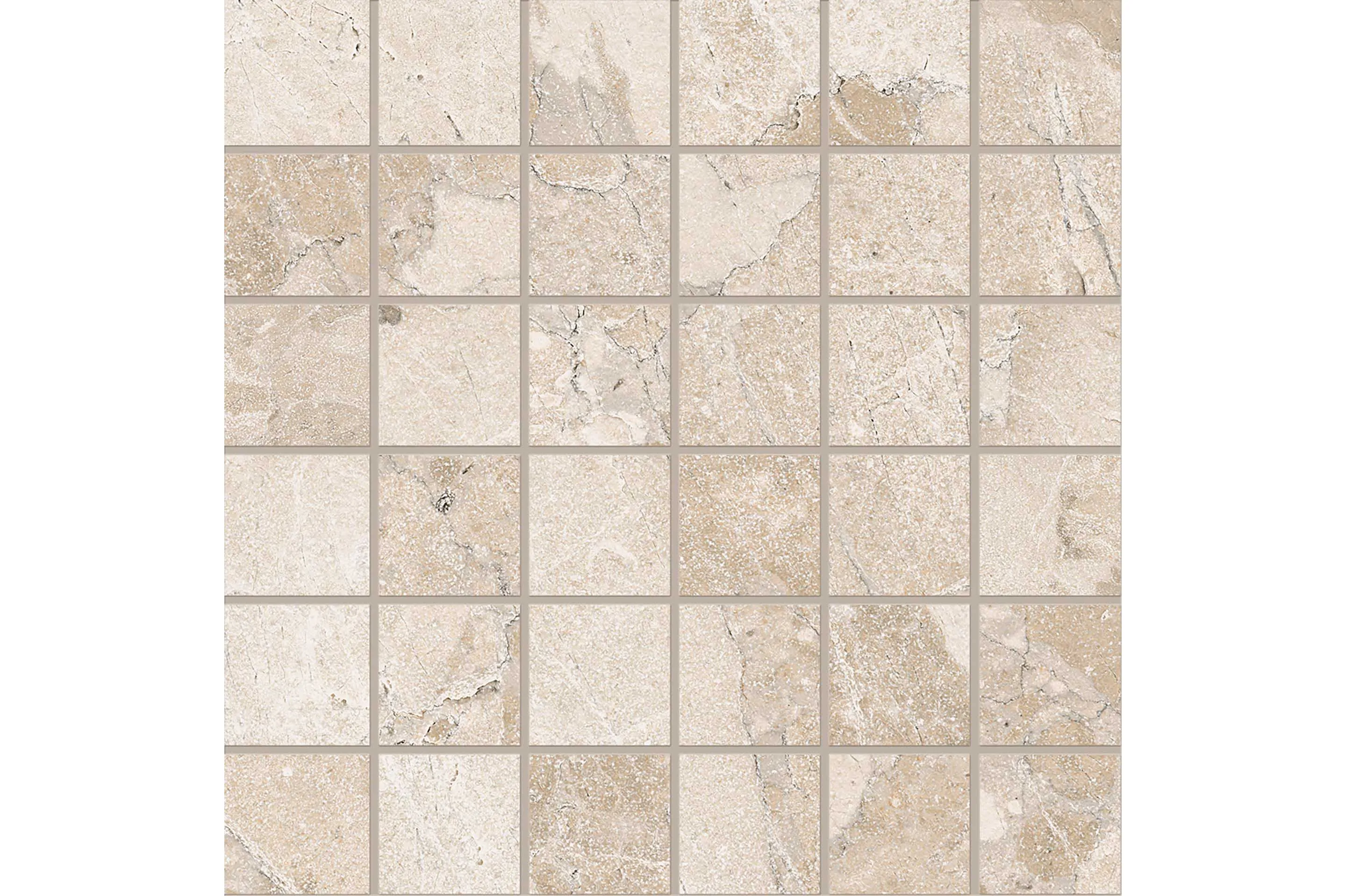 Керамогранит Ergon by Emil Group Matera Stone Sassi Beige Mosaico Silktech