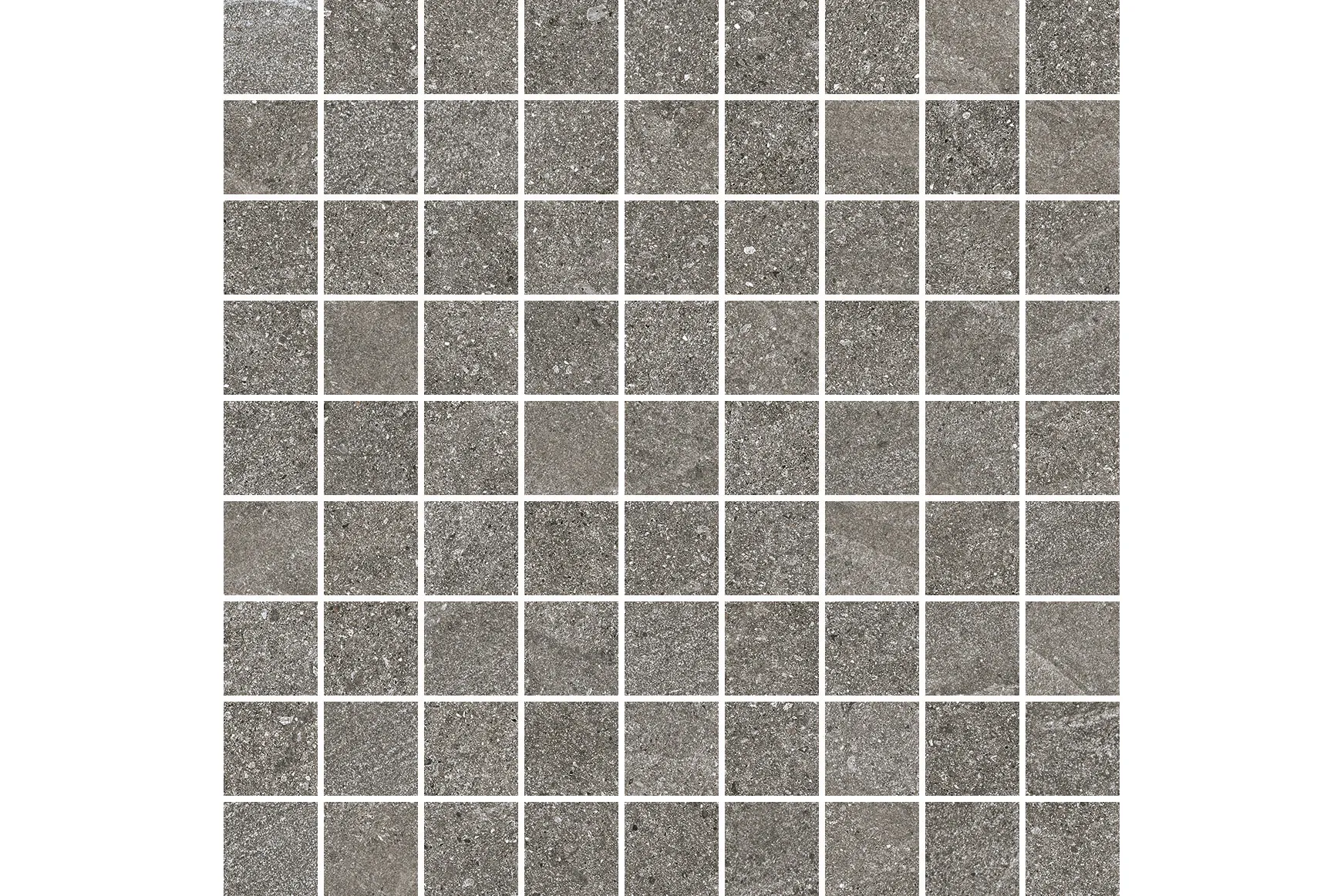 Керамогранит Settecento Nordic Stone Mosaico Grey 3.1X3.1 Su Rete
