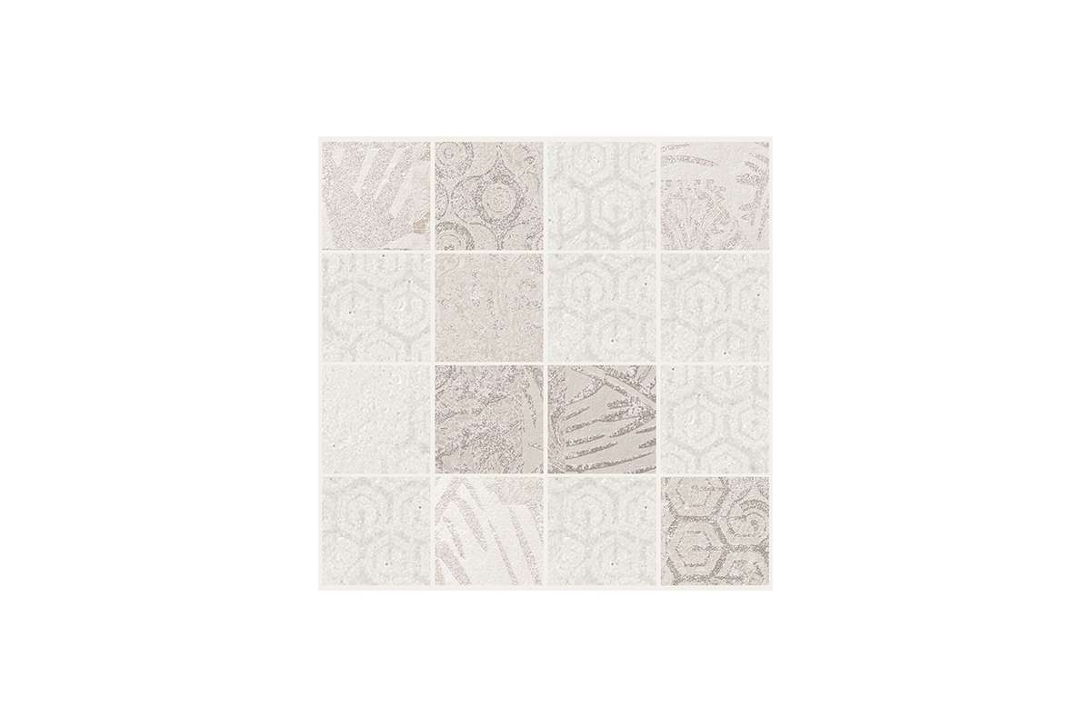 Керамогранит Decoratori Bassanesi Luci di Venezia Intreccio 7,2 Luci-Riflesso-Ice