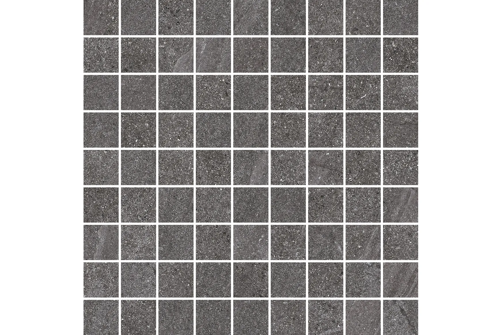 Керамогранит Settecento Nordic Stone Mosaico Anthracite 3.1X3.1 Su Rete