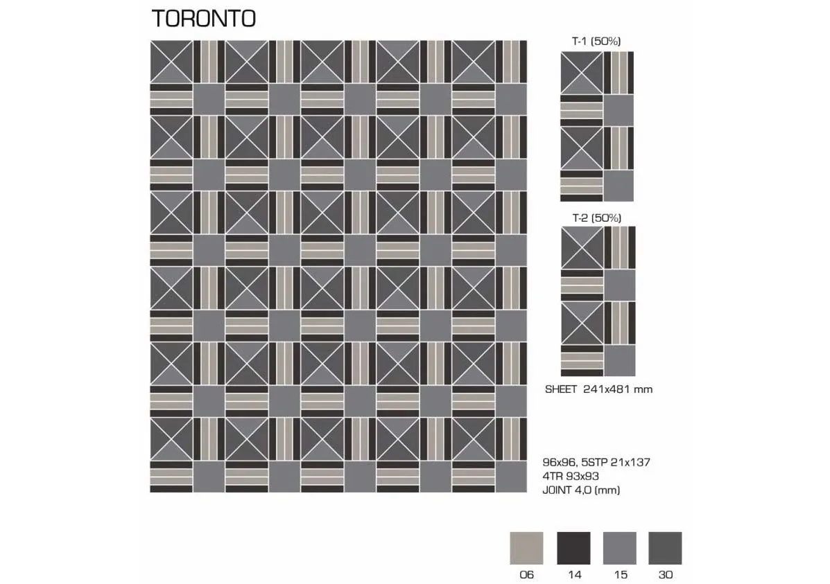 Керамогранит TopCer Victorian Designs Toronto