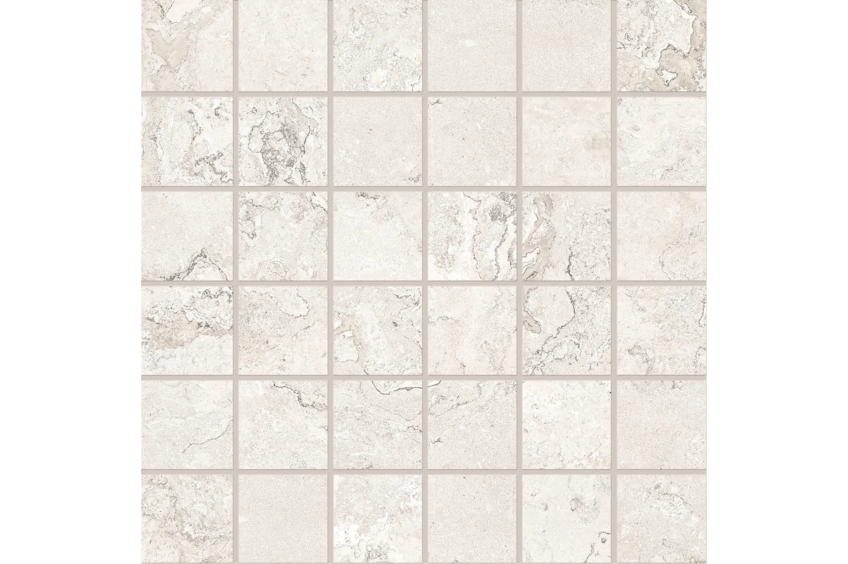 Керамогранит Provenza by Emil Group Unique Bourgogne Variee Blanc Mosaico 5X5