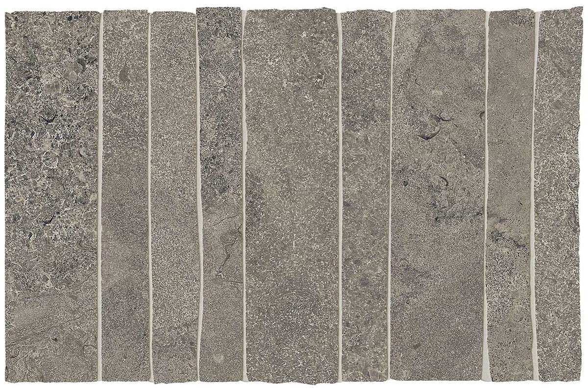 Керамогранит Ergon by Emil Group Portland Stone Wallcut Cross Cut Anthracite Mosaico
