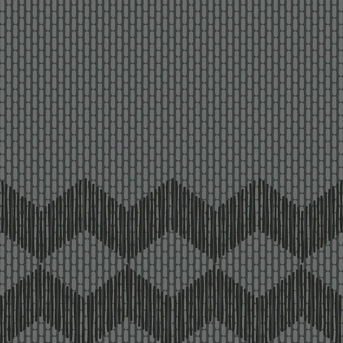 Керамогранит Mutina Tape Zigzag half black