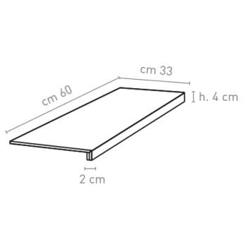 Керамогранит Casalgrande Padana Pietra Bauge Gradone