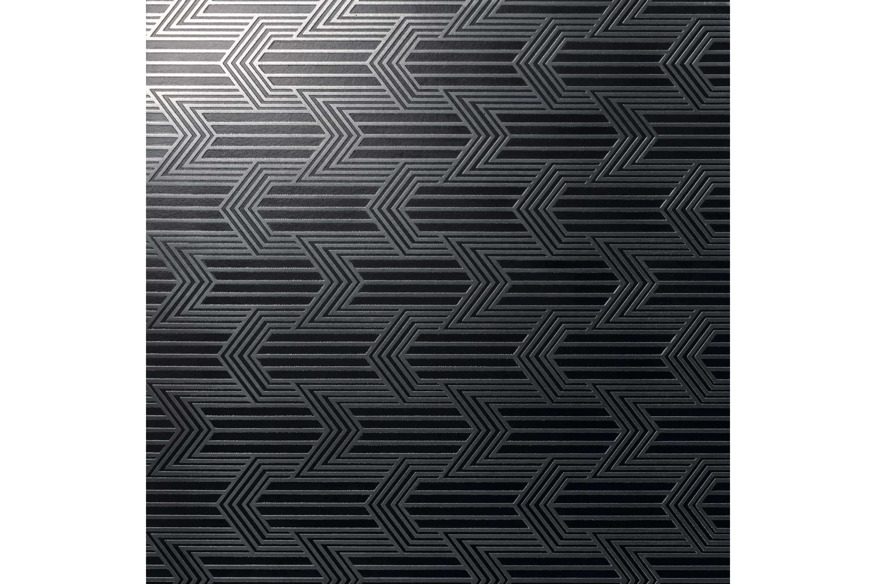 Керамогранит Petracers Swing Geometria Sterling Silver Su Nero