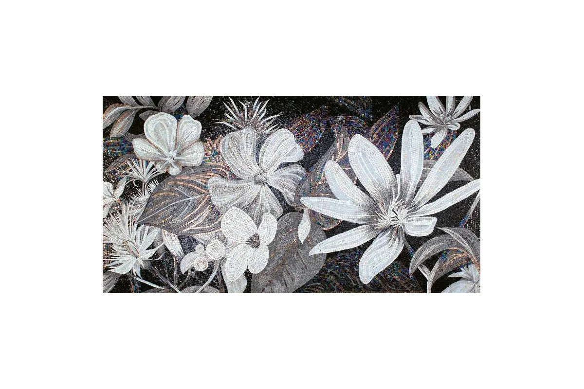Мозаика Sicis Flower Power Flo4B&W