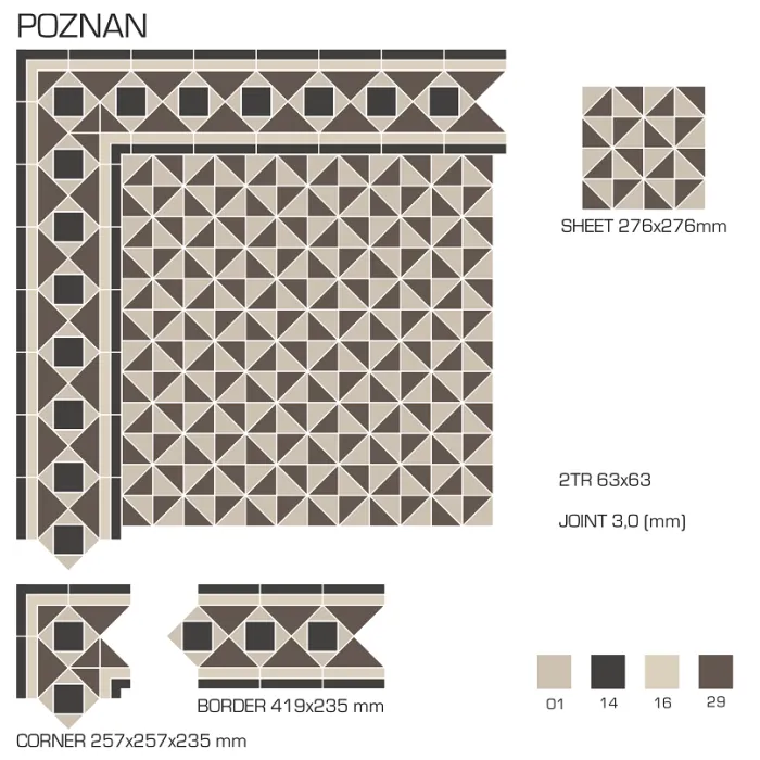 Керамогранит TopCer Victorian Designs Poznan