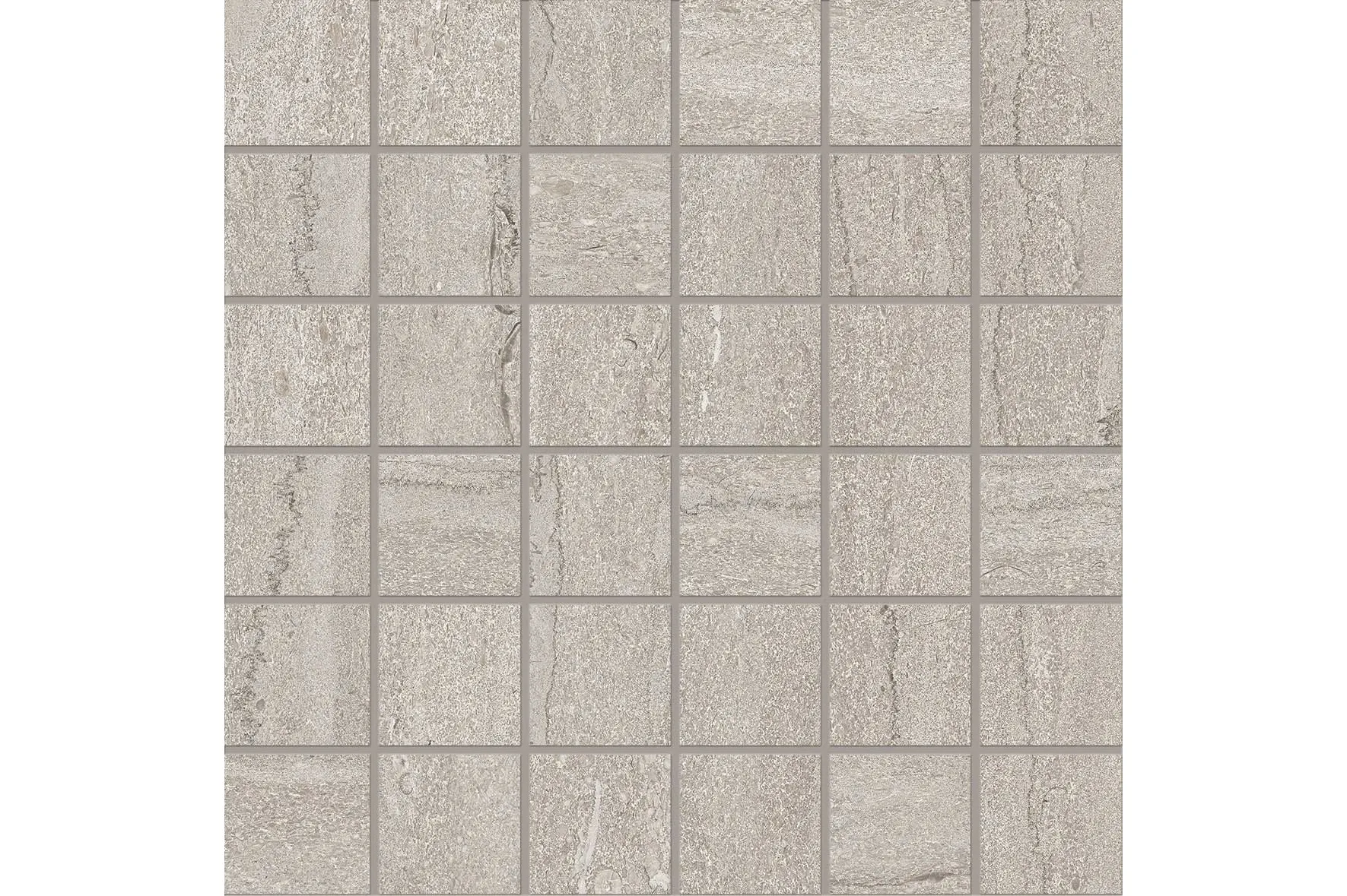 Керамогранит Ergon by Emil Group Portland Stone Vien Cut Ash Mosaico 5X5
