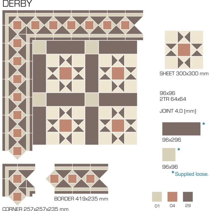 Керамогранит TopCer Victorian Designs Derby