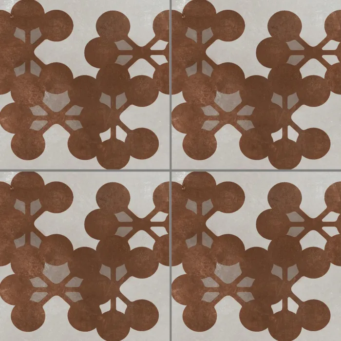 Керамогранит Mutina Azulej Flores grigio