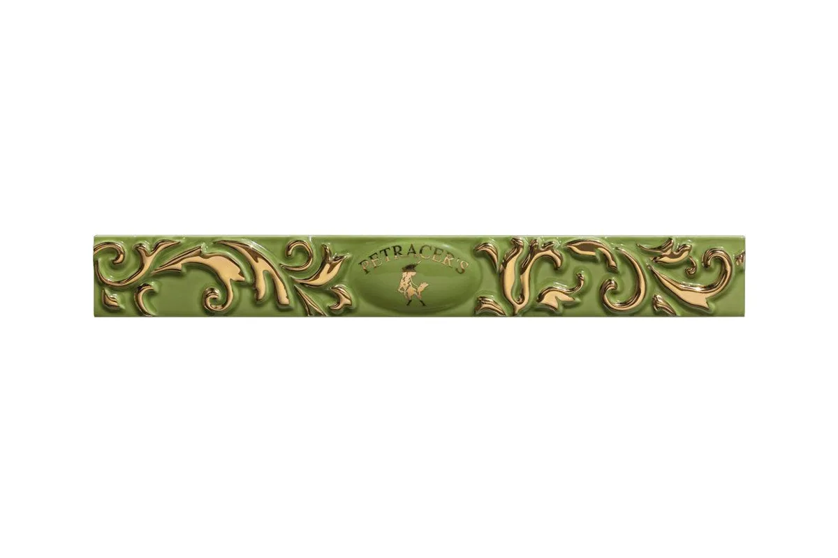 Керамогранит Petracers Primavera Romana (Примавера Романа) Listello Logo Verde