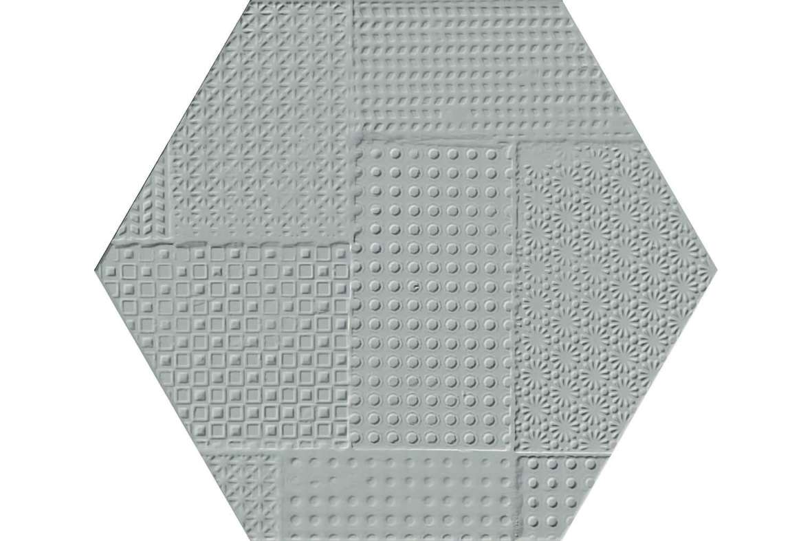Керамогранит Emil Ceramica Sixty Esagona Timbro Cenere