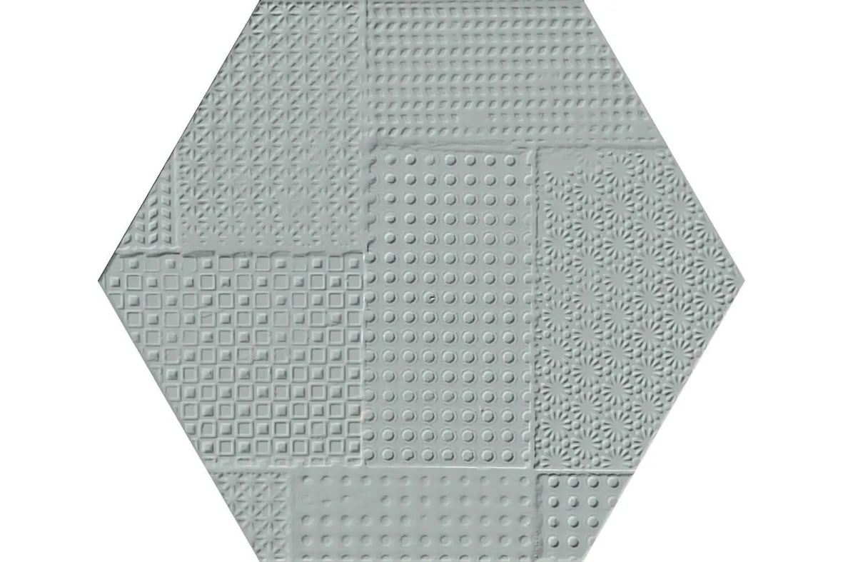 Керамогранит Emil Ceramica Sixty Esagona Timbro Cenere