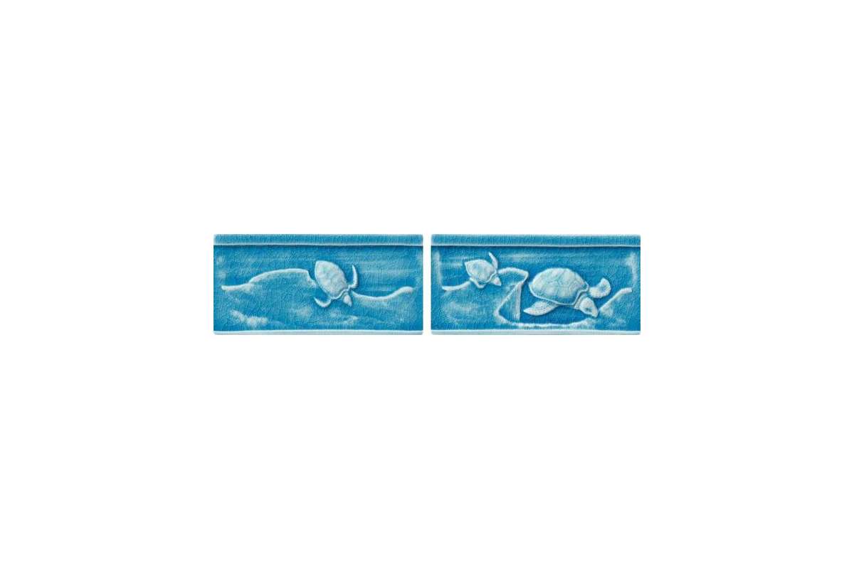 Керамогранит Settecento The Traditional Style Listello Turtles A + B Sky