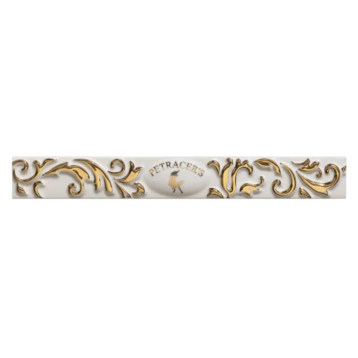 Керамогранит Petracers Primavera Romana (Примавера Романа) Listello Logo Bianco