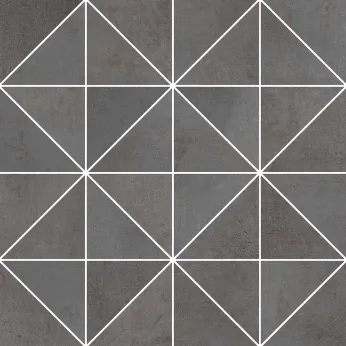 Керамогранит Casalgrande Padana Fusion Mosaico Triangoli Graphite