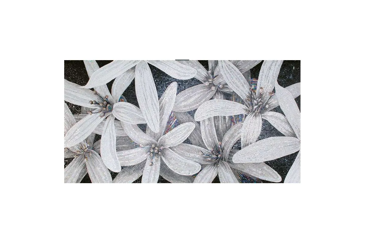 Мозаика Sicis Flower Power Flo11B&W