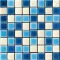 Mosaico Tessera Mare Mix Azzurro Mare