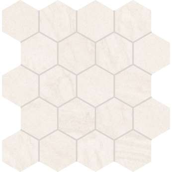Керамогранит Provenza by Emil Group Varana Stone White Mosaico Hexagon Crosscut