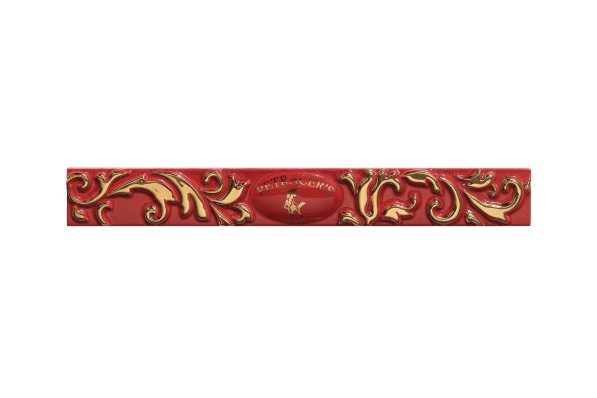 Керамогранит Petracers Primavera Romana (Примавера Романа) Listello Logo Rosso