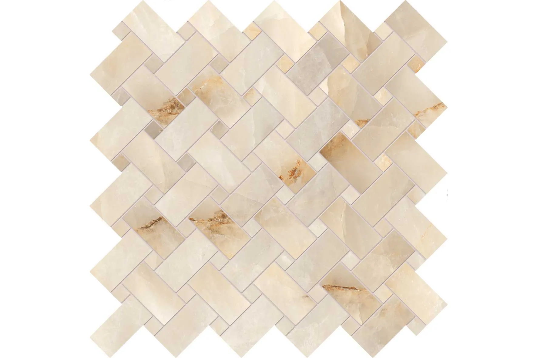 Керамогранит Emil Ceramica Tele di Marmo Crystal Intrecci Extra Ivory