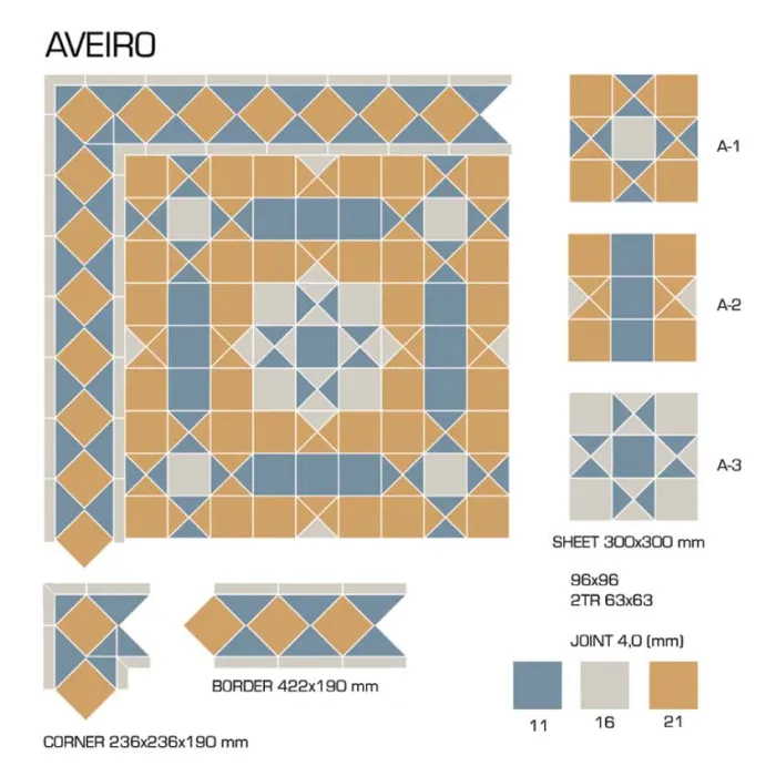 Керамогранит TopCer Victorian Designs Aveiro