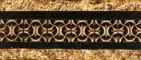 braid 5 nero marquinia gold 13,5 x 30,5 CM