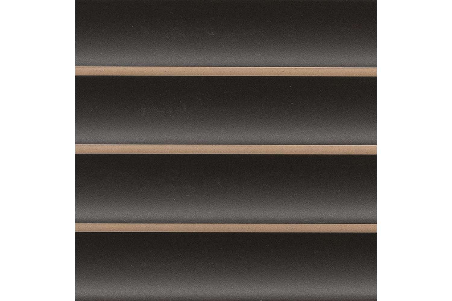 Керамогранит Micro. 3D Forms Fluted Fluted Black