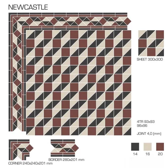 Керамогранит TopCer Victorian Designs Newcastle