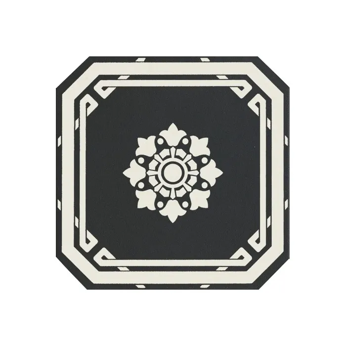 Керамогранит Grazia Ceramiche Old England (Старая Англия) Ottagono black dover