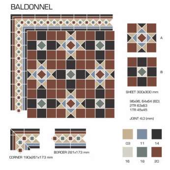 Керамогранит TopCer Victorian Designs (Викториан Дизайн) Baldonnel