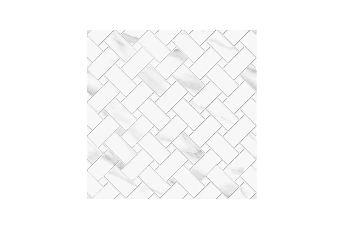 Керамогранит Emil Ceramica Tele di Marmo Statuario Michelangelo Intrecci