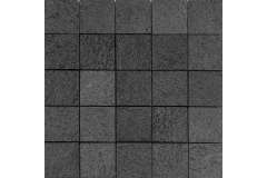 Керамогранит Casalgrande Padana Mineral Chrom Mosaico 6X6 Su Rete Black