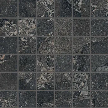 Керамогранит Provenza by Emil Group Unique Intensity Cobblestone Black Mosaico 5x5