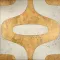 HALLEY Fondo Biancone Decoro Oro  60 x 60