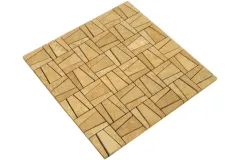 Мрамор Petra Antiqua Mosaici/Mosaics Mosaico 5X5 Su Rete Maya Travertino Chiaro