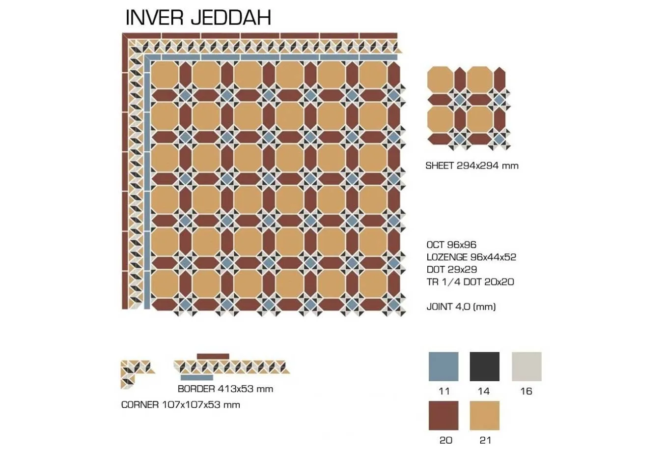 Керамогранит TopCer Victorian Designs Inver Jeddah