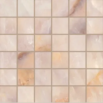 Керамогранит Emil Ceramica Tele di Marmo Crystal Mosaico Extra Pink 5x5