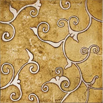Мрамор Petra Antiqua Lacche 1 DAMASCO 1 Fondo Oro - Decoro Biancone 30,5 x 30,5