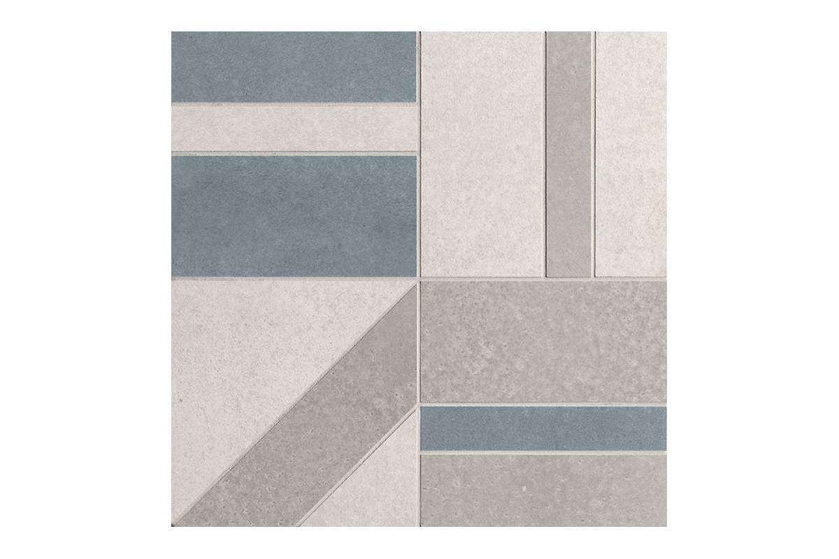 Керамогранит FAP Ceramiche Ylico Grey Light Lagoon Deco Mosaico
