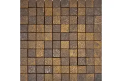 Керамогранит Casalgrande Padana Mineral Chrom Mosaico 3X3 Su Rete Brown