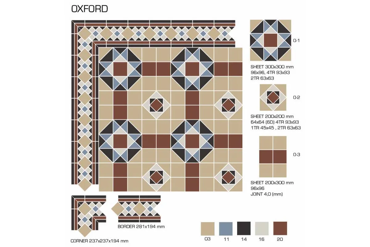 Керамогранит TopCer Victorian Designs Oxford