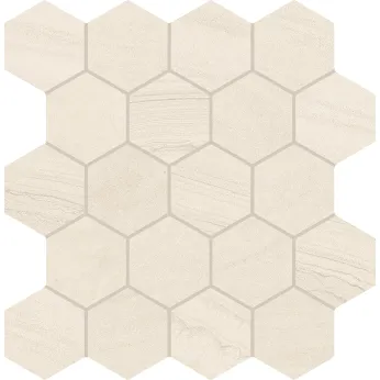 Керамогранит Provenza by Emil Group Varana Stone Beige Mosaico Hexagon Crosscut