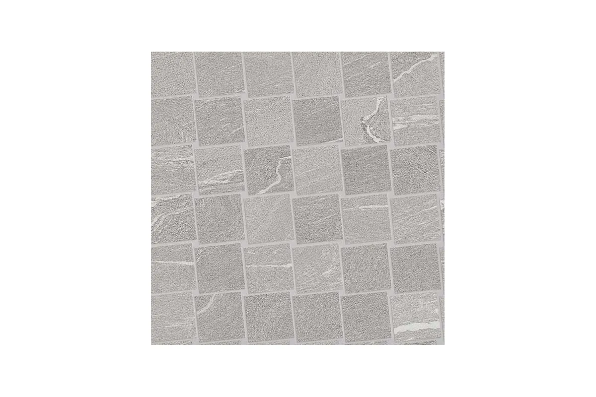 Керамогранит Ergon by Emil Group Stone Talk Mosaico Dado Martellata Grey