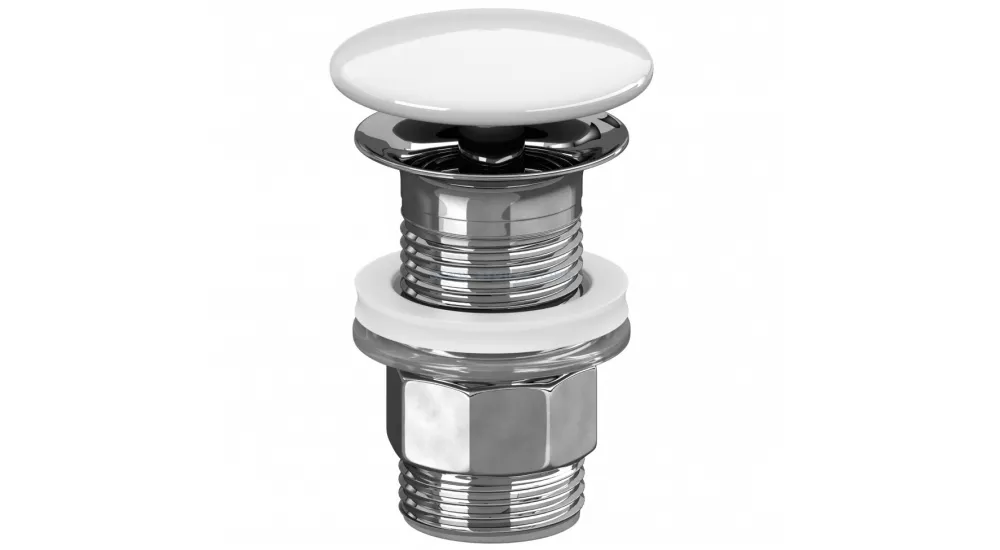 Tulli Zuccari Комплектующие 0183119 Клапан д/раковины (на дно) (Хром) <>х<> д/раковины на дно