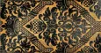 SHINY Fondo Oro - Decoro Nero Marquinia  30,5 x 60